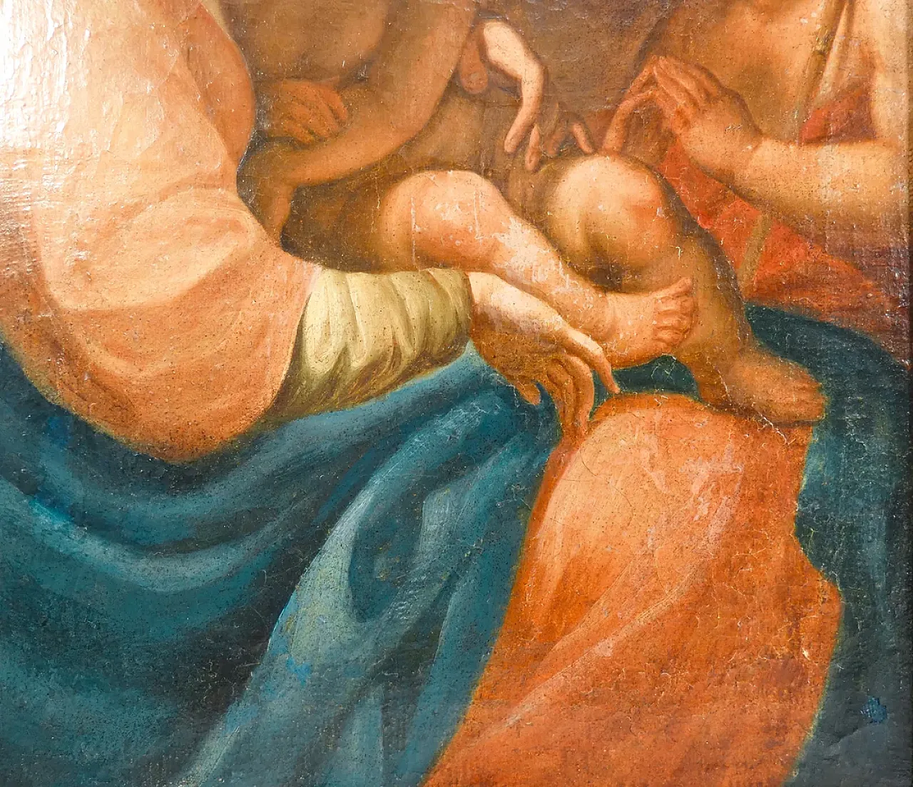 Maria Vergine, Gesù e Giovanni Battista, olio su tela, primo '800 6