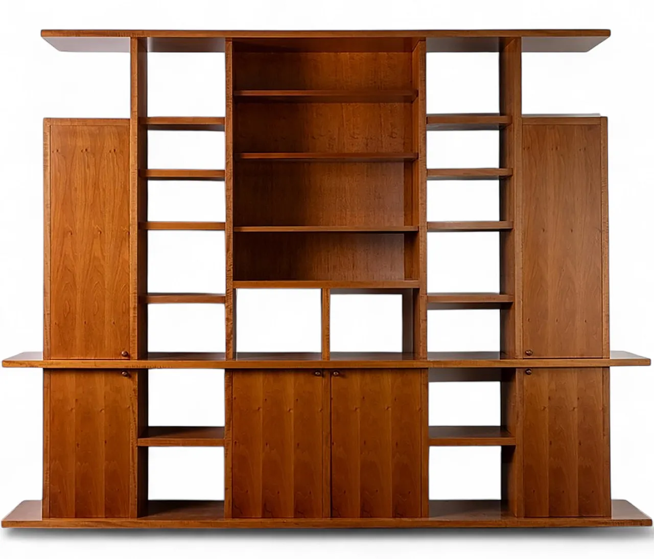 Modern walnut bookcase, 1960s 12