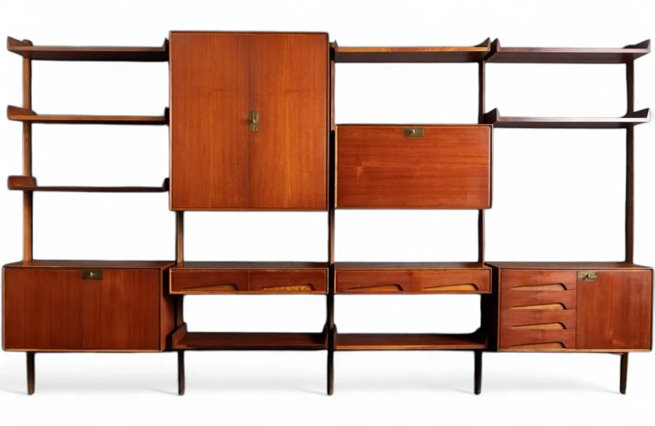 Dassi bookcase by Edmondo Palutari, 1960s 9