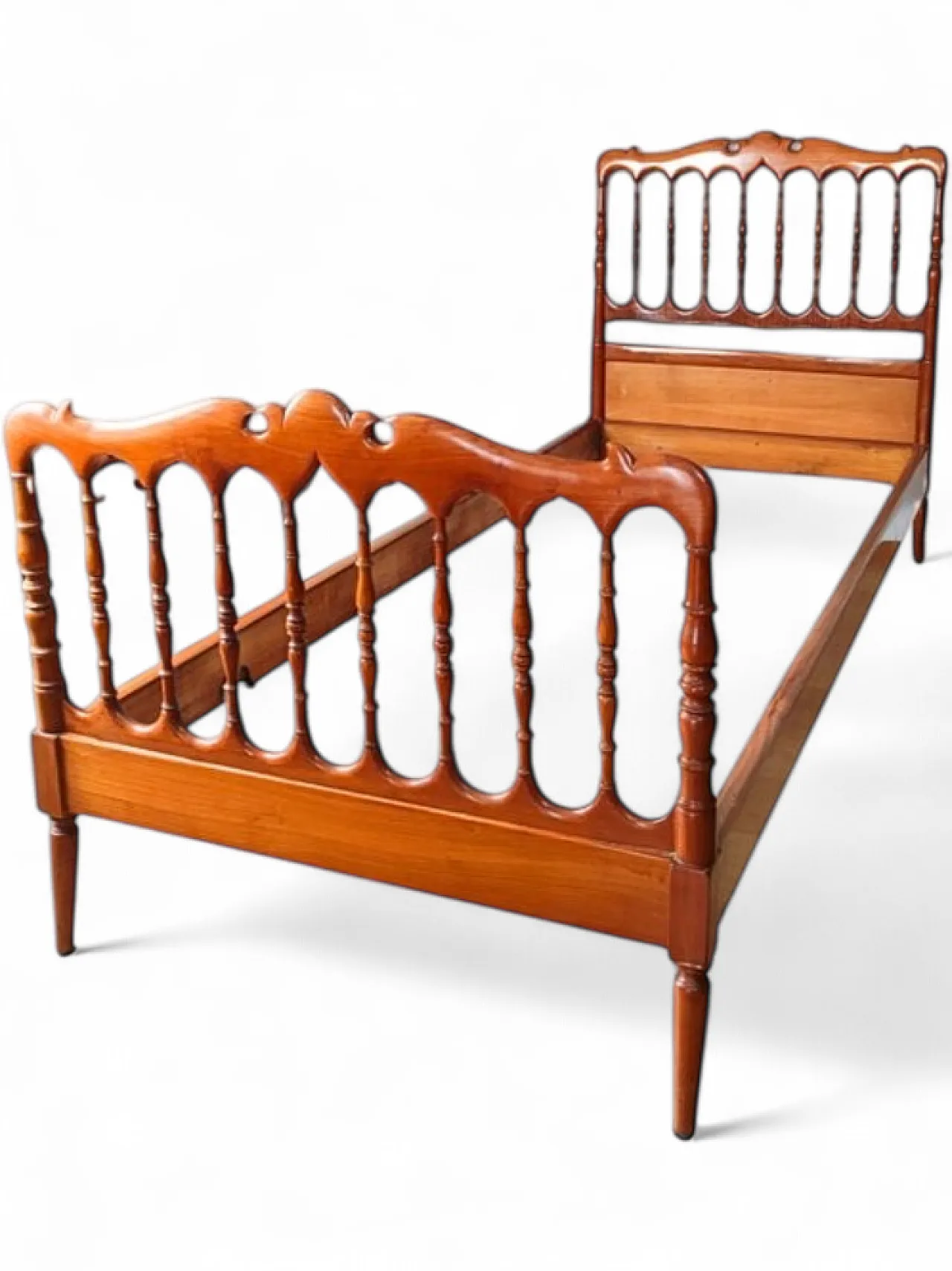 Cherry bed by Gaetano Descalzi, 1950s 4