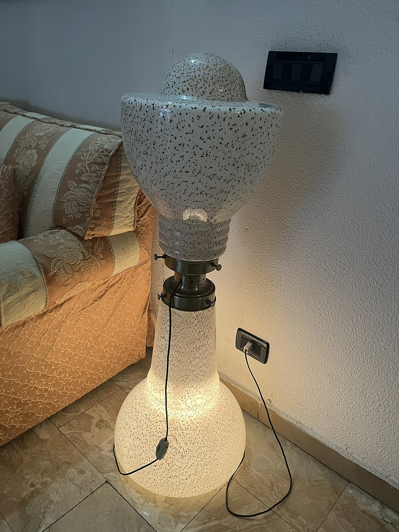 Carlo Nason floor lamp for Mazzega, late 20th century 3
