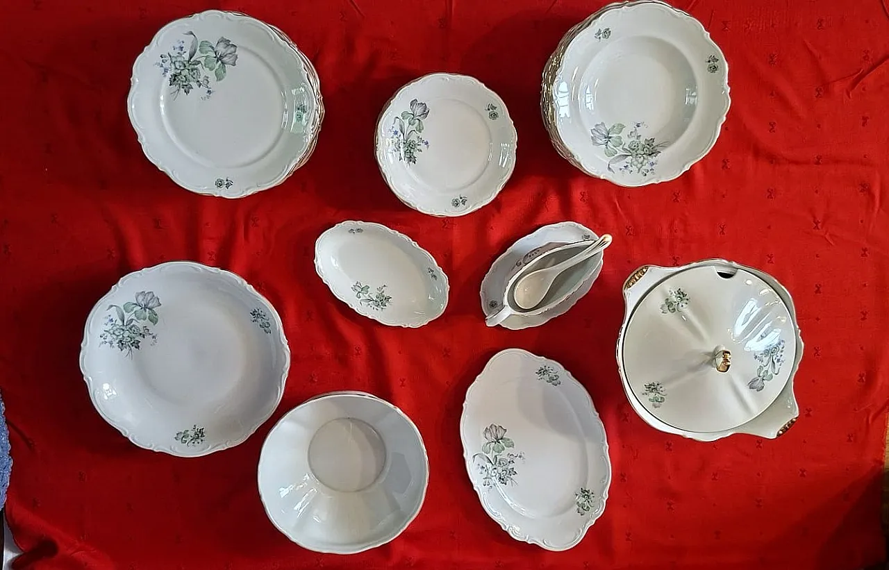 Servizio piatti porcellana Mitterteich Bavaria Regina, fine '900 13