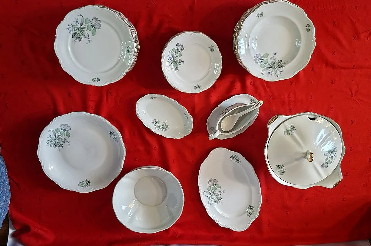 Servizio piatti porcellana Mitterteich Bavaria Regina, fine '900 23