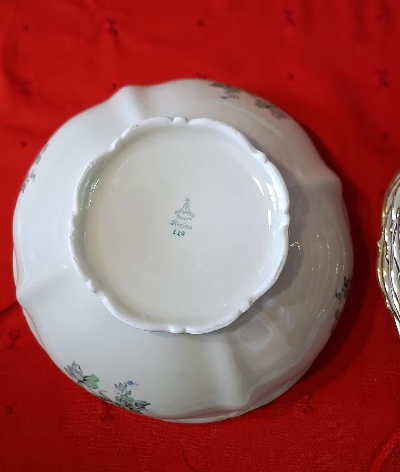 Servizio piatti porcellana Mitterteich Bavaria Regina, fine '900 34