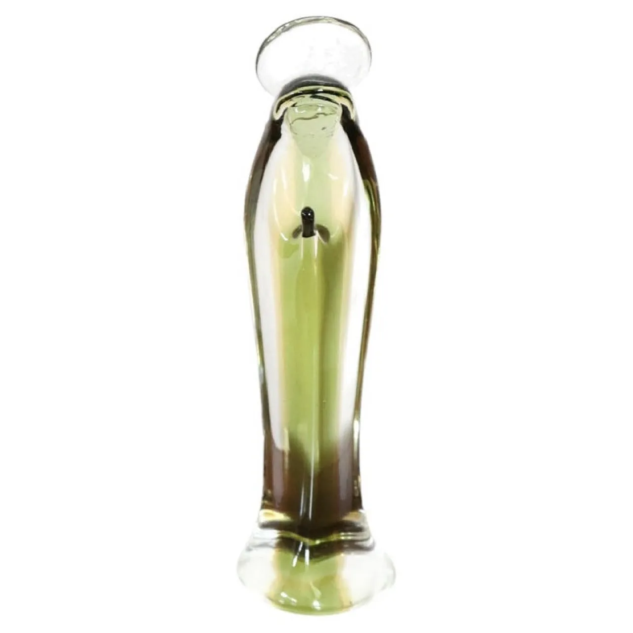 Vergine Maria in preghiera, vetro sommerso di Murano, '900 1
