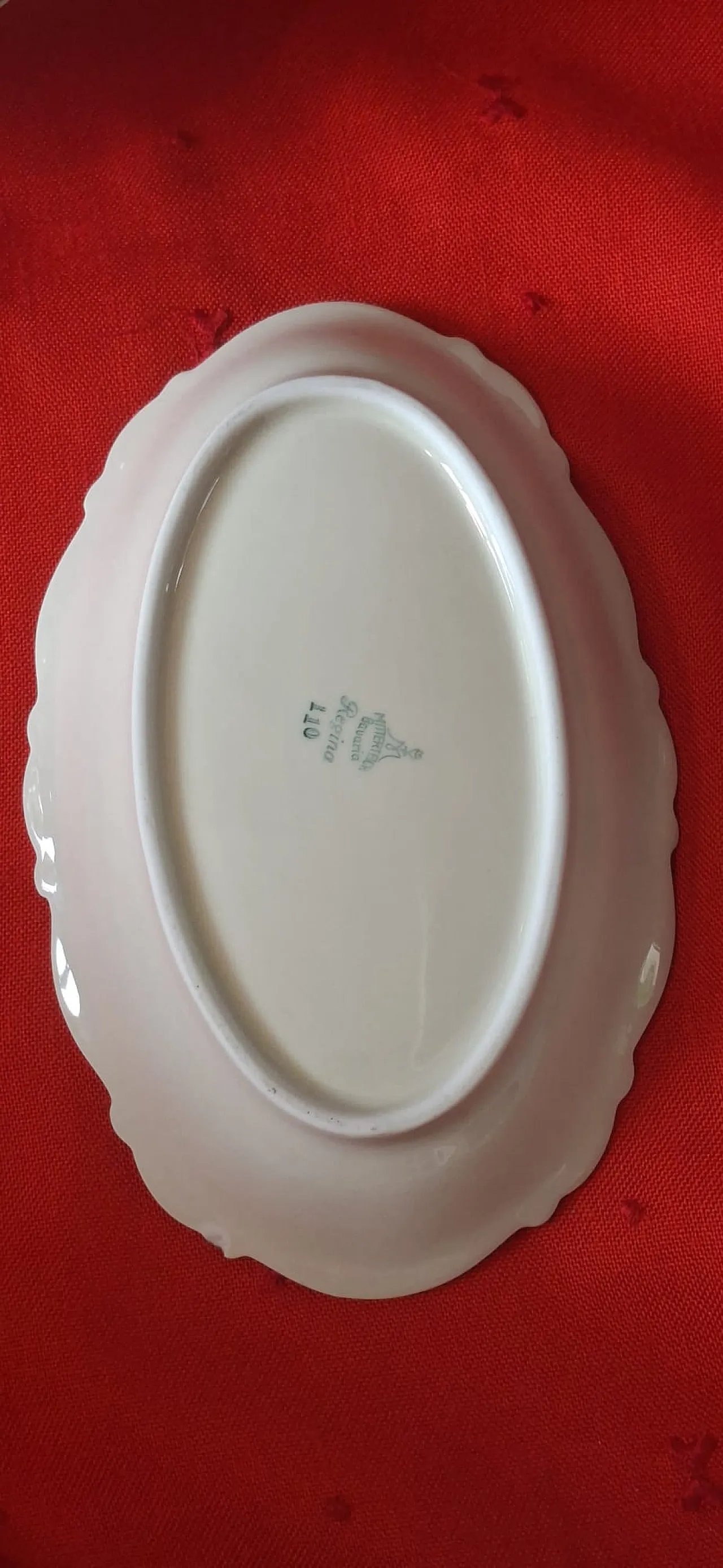 Servizio piatti porcellana Mitterteich Bavaria Regina numerato, '900 5