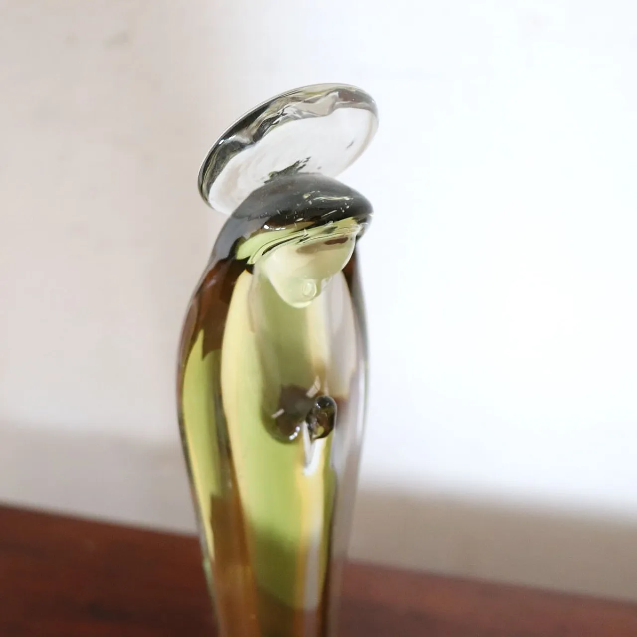 Vergine Maria in preghiera, vetro sommerso di Murano, '900 3