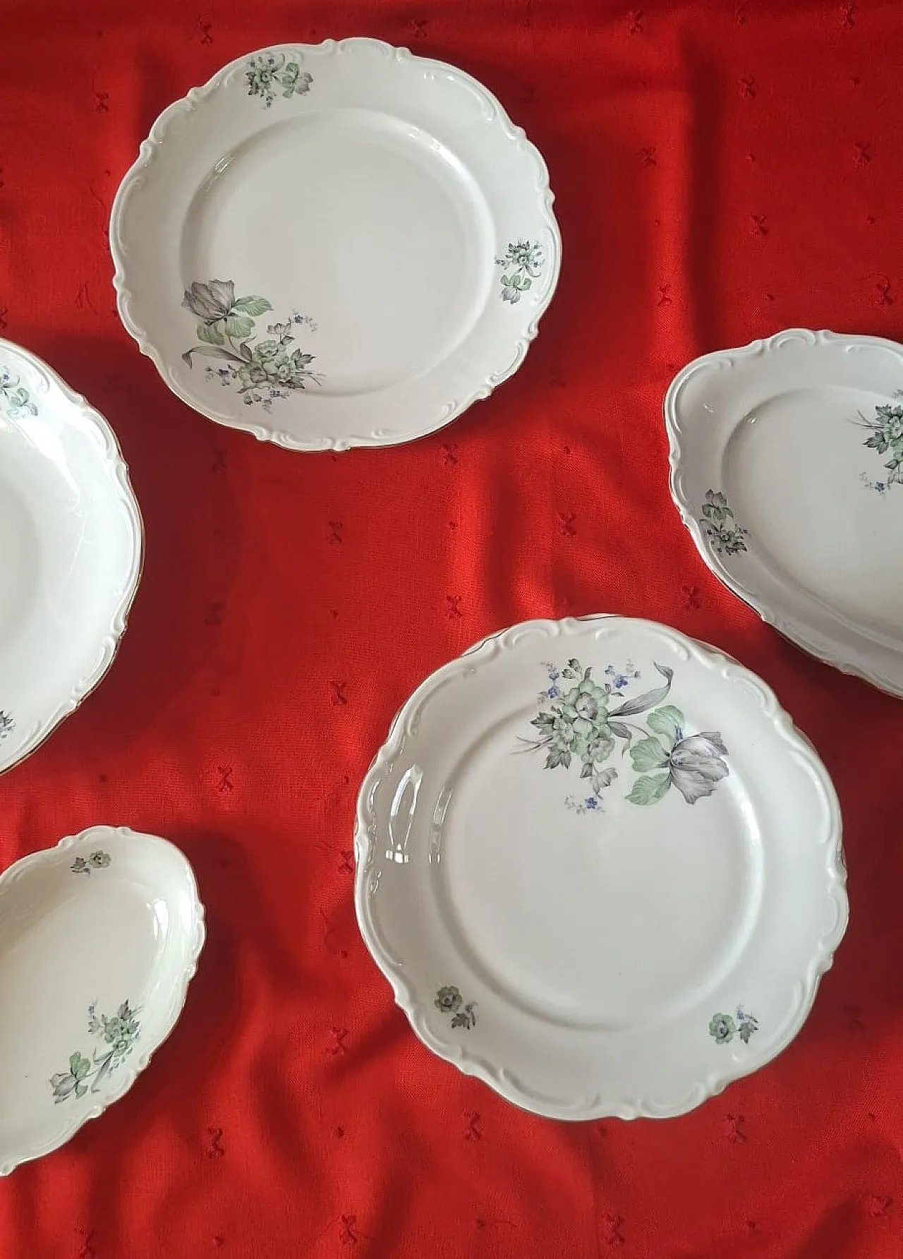 Servizio piatti porcellana Mitterteich Bavaria Regina numerato, '900 23