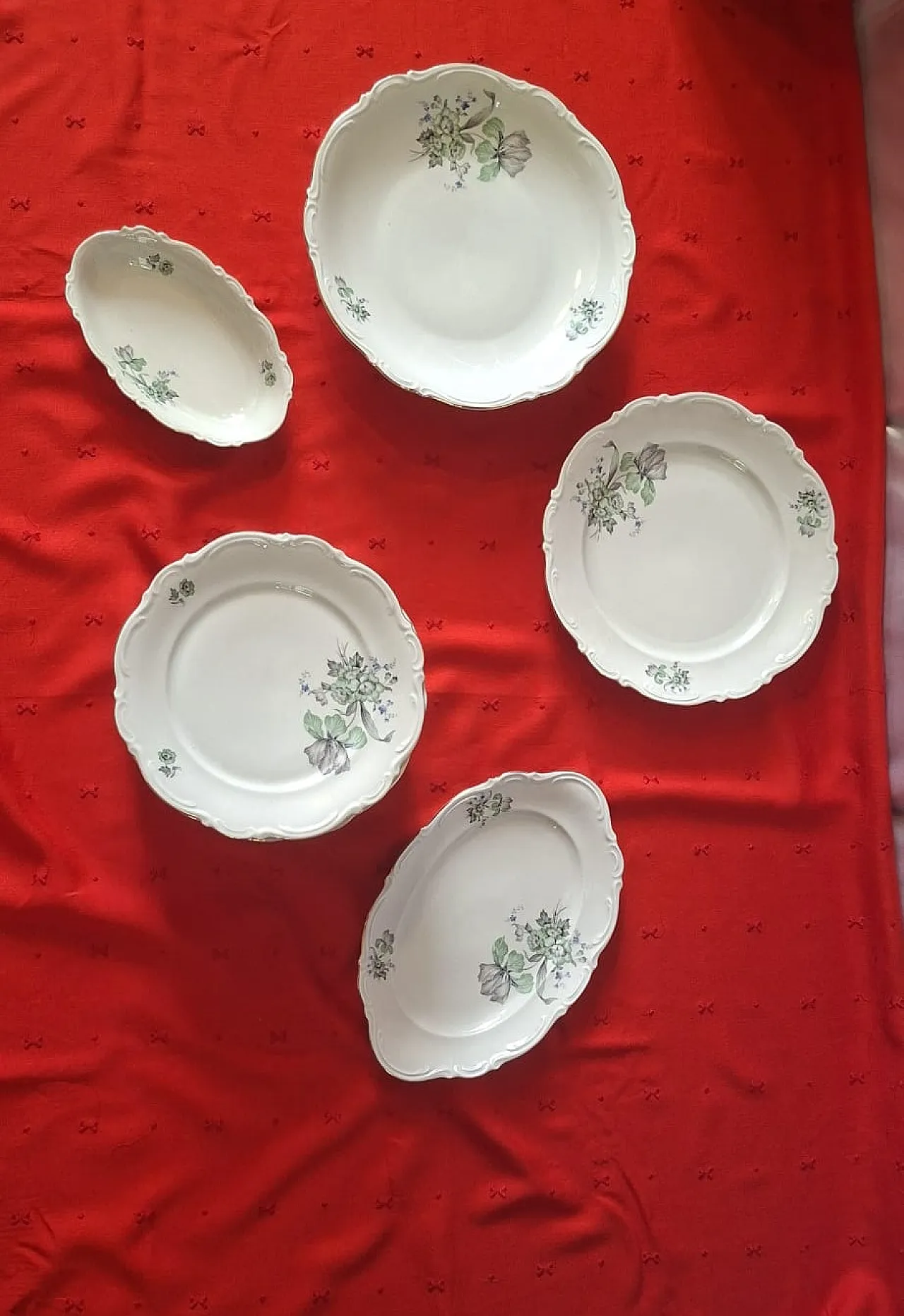 Servizio piatti porcellana Mitterteich Bavaria Regina numerato, '900 26