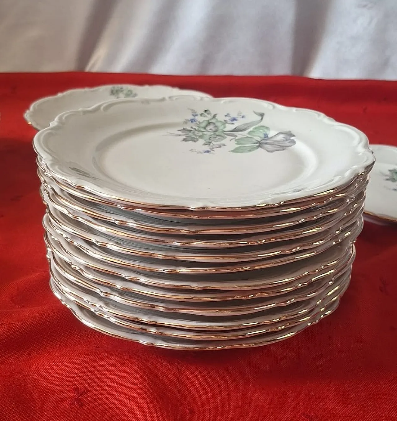 Servizio piatti porcellana Mitterteich Bavaria Regina numerato, '900 27