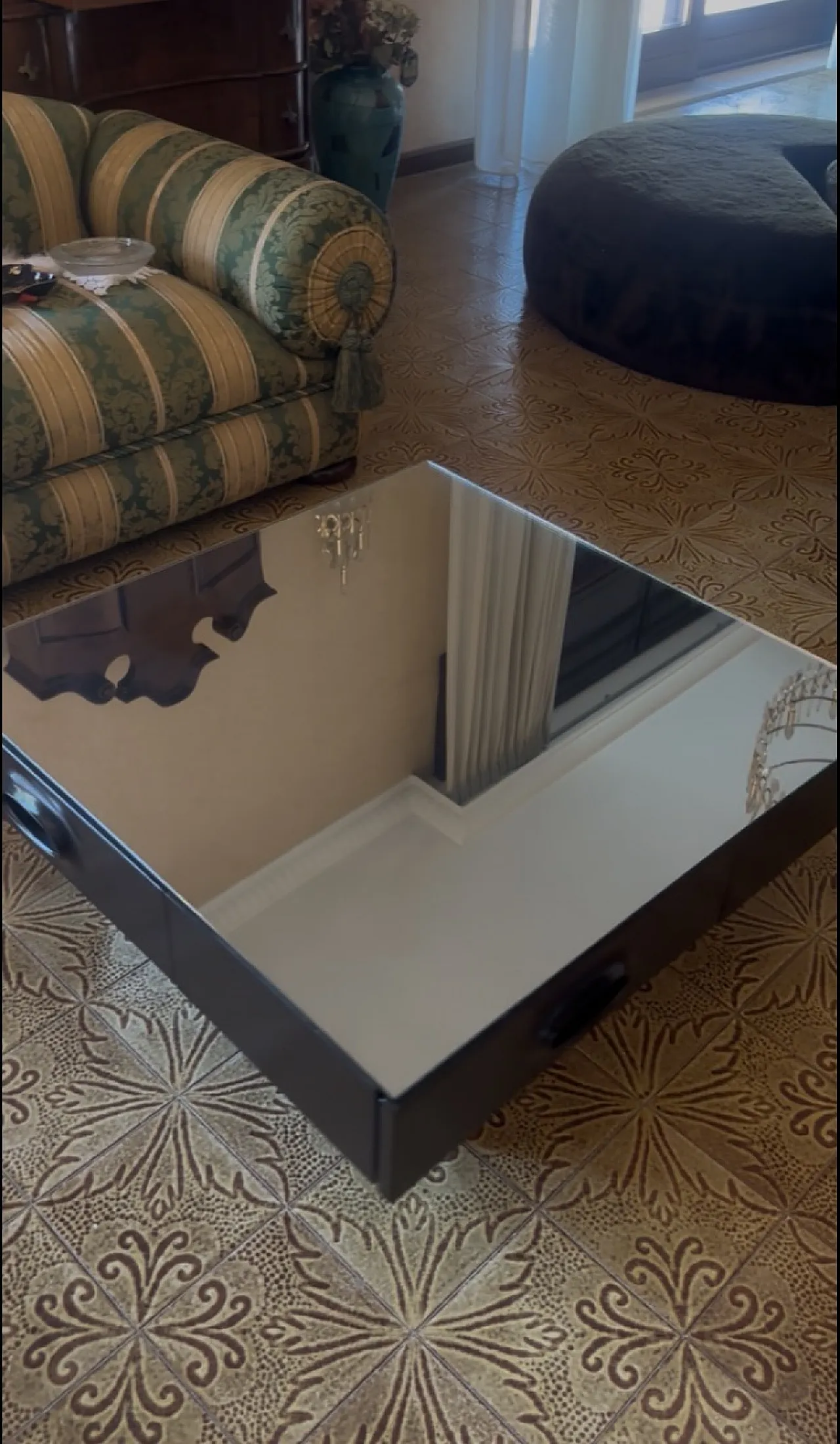 Swivel coffee table attr. to Willy Rizzo for Mario Sabot, 1970s 13