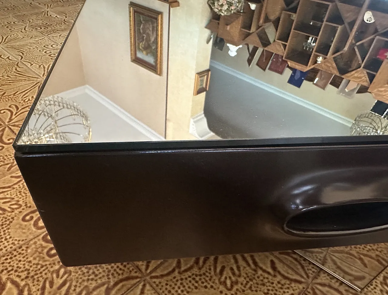 Swivel coffee table attr. to Willy Rizzo for Mario Sabot, 1970s 17