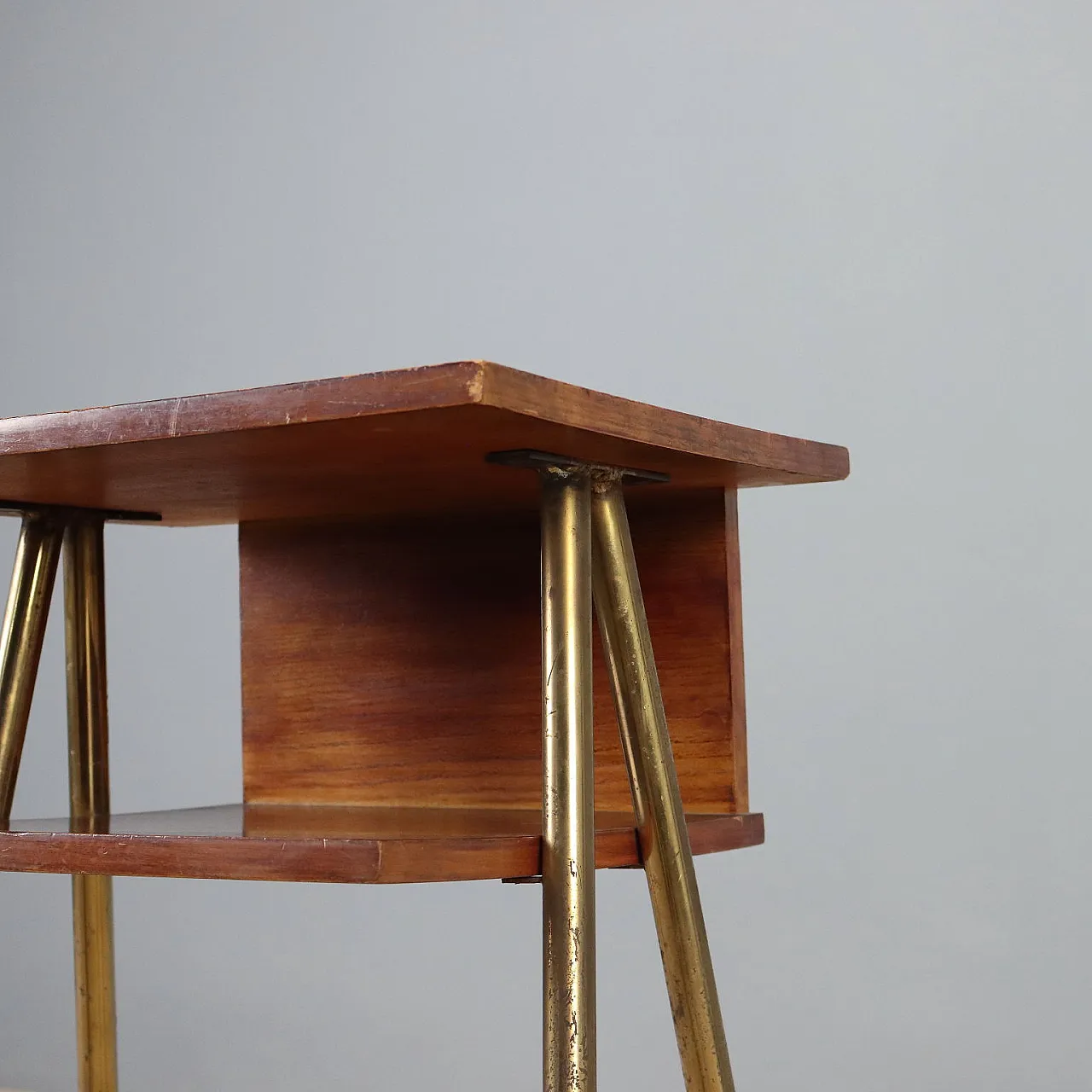 Cabinet with brass legs, 1960s 3