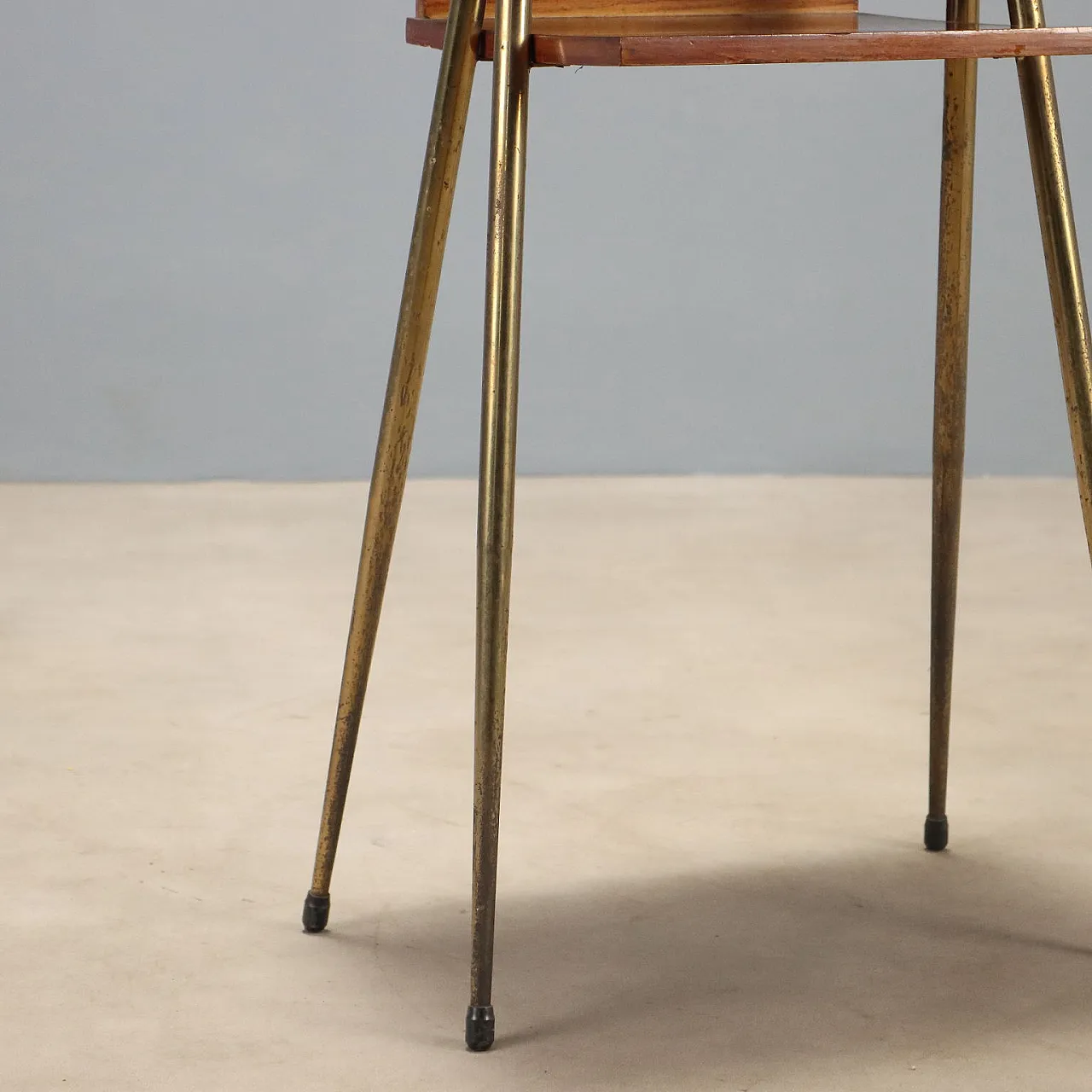 Cabinet with brass legs, 1960s 5