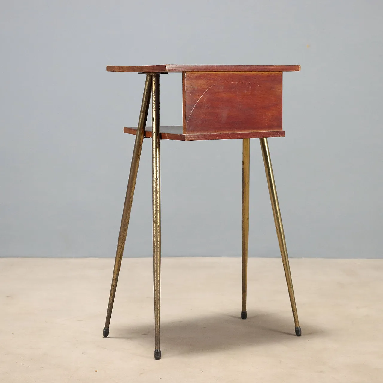 Cabinet with brass legs, 1960s 7