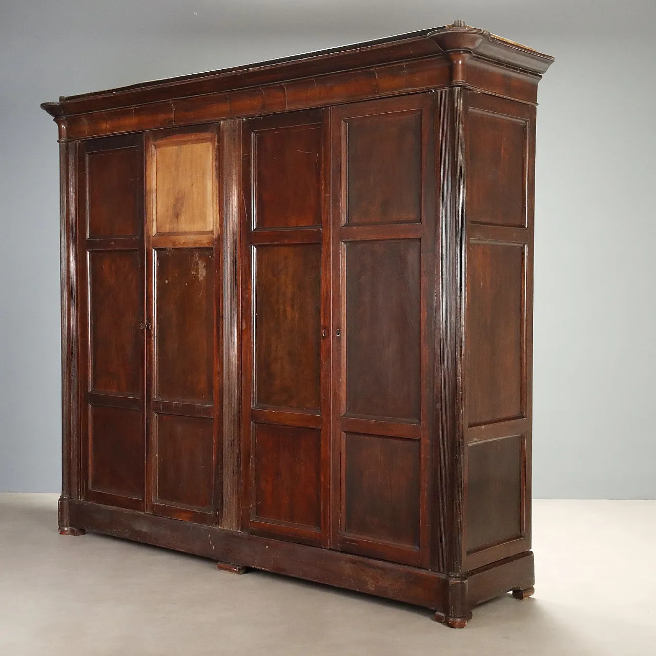 Louis Philippe wardrobe in walnut, 19th century 1