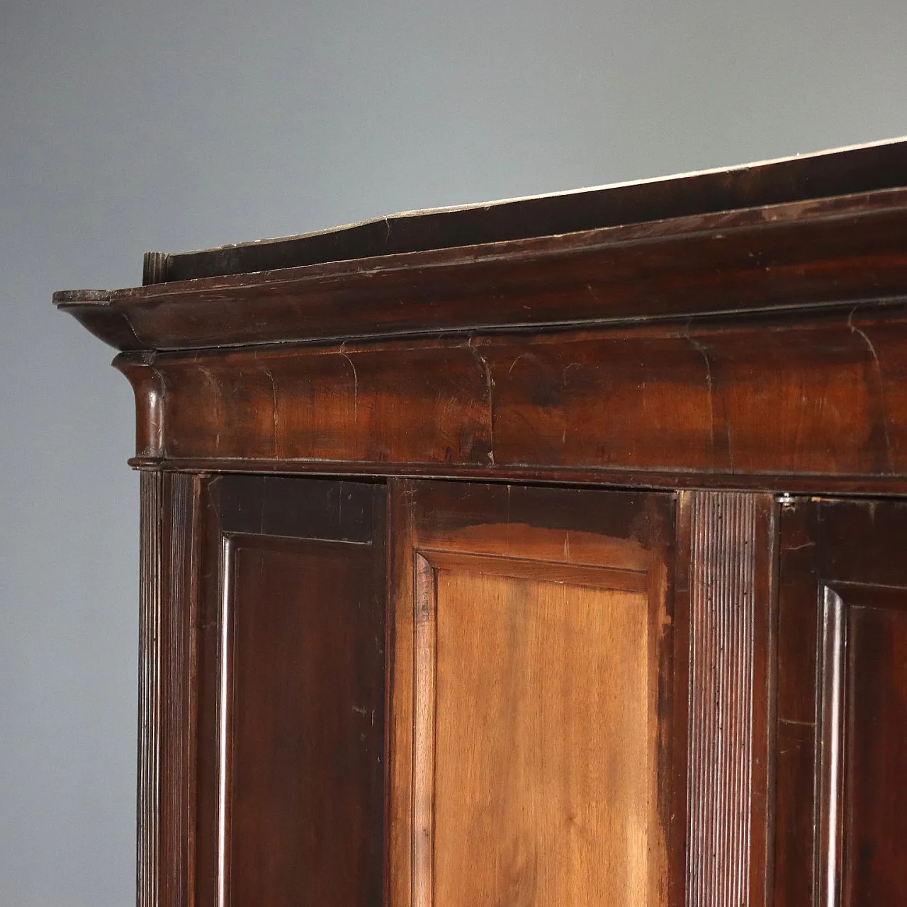 Louis Philippe wardrobe in walnut, 19th century 7