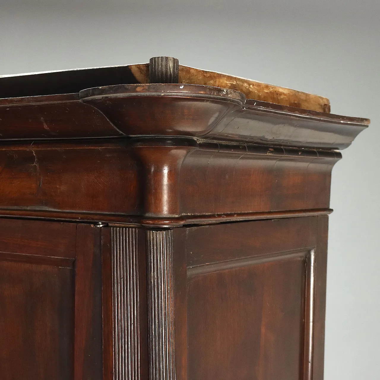Louis Philippe wardrobe in walnut, 19th century 8