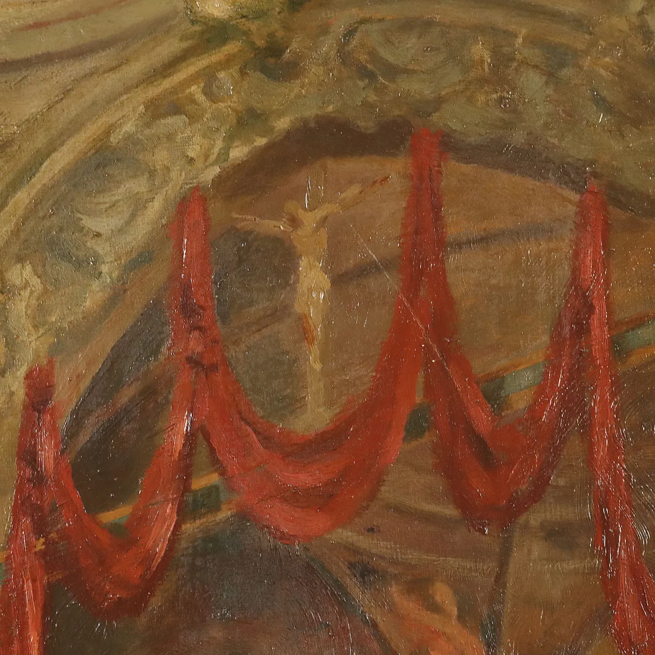 Interior painting of the Church of San Marco in Milan, 19th century 4