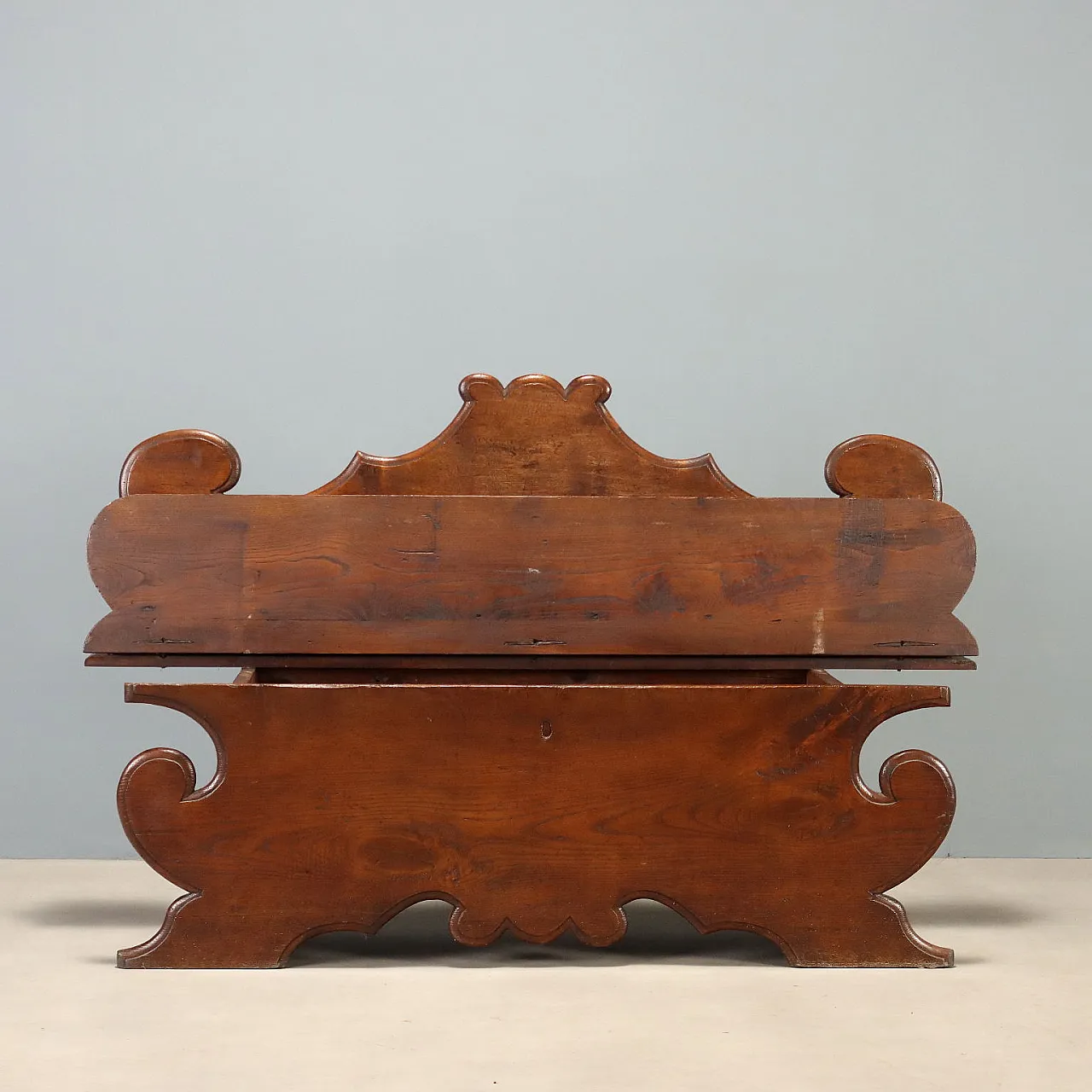 Bench walnut-stained oak, late 19th century 4