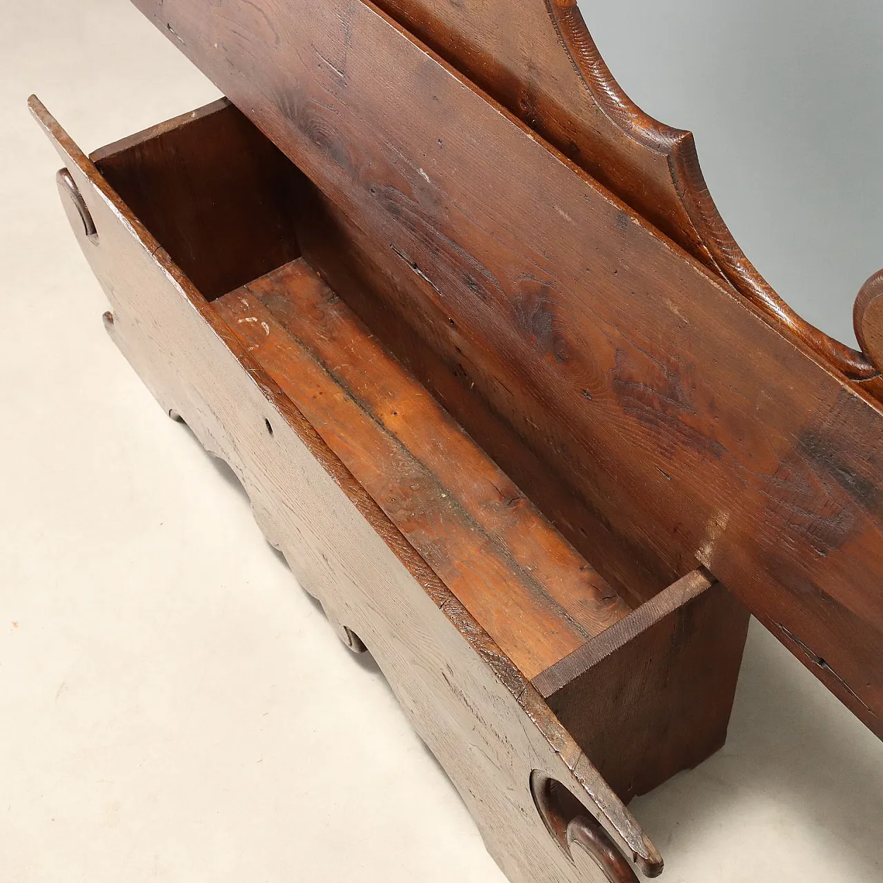 Bench walnut-stained oak, late 19th century 5