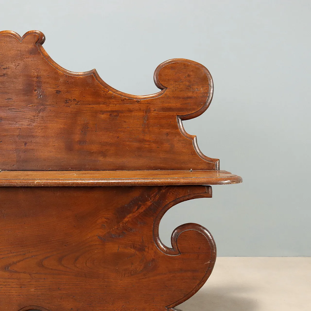 Bench walnut-stained oak, late 19th century 6