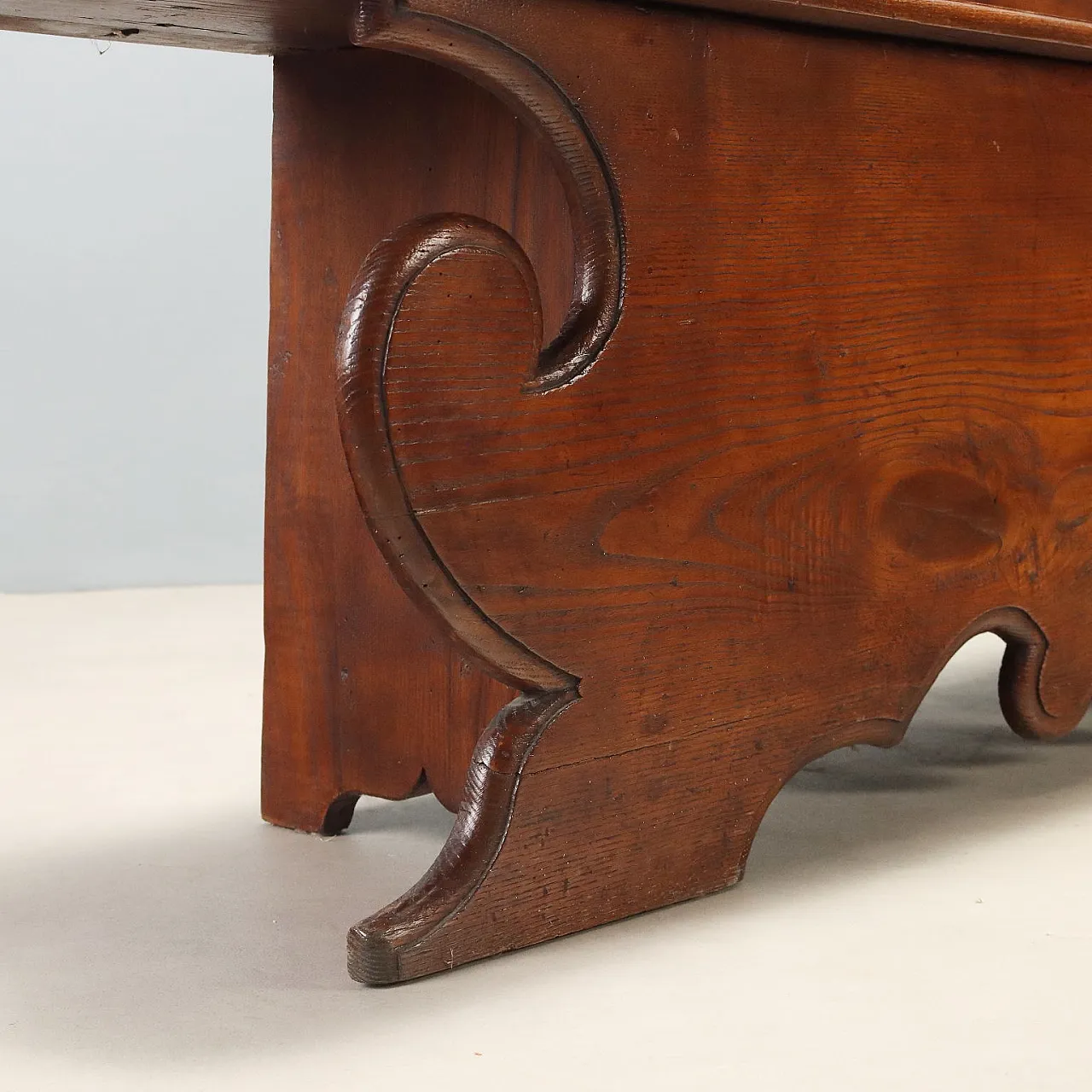 Bench walnut-stained oak, late 19th century 7