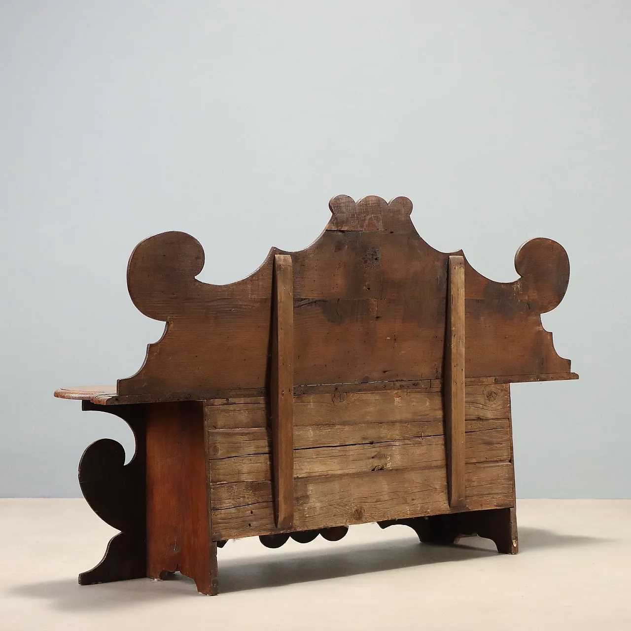 Bench walnut-stained oak, late 19th century 9