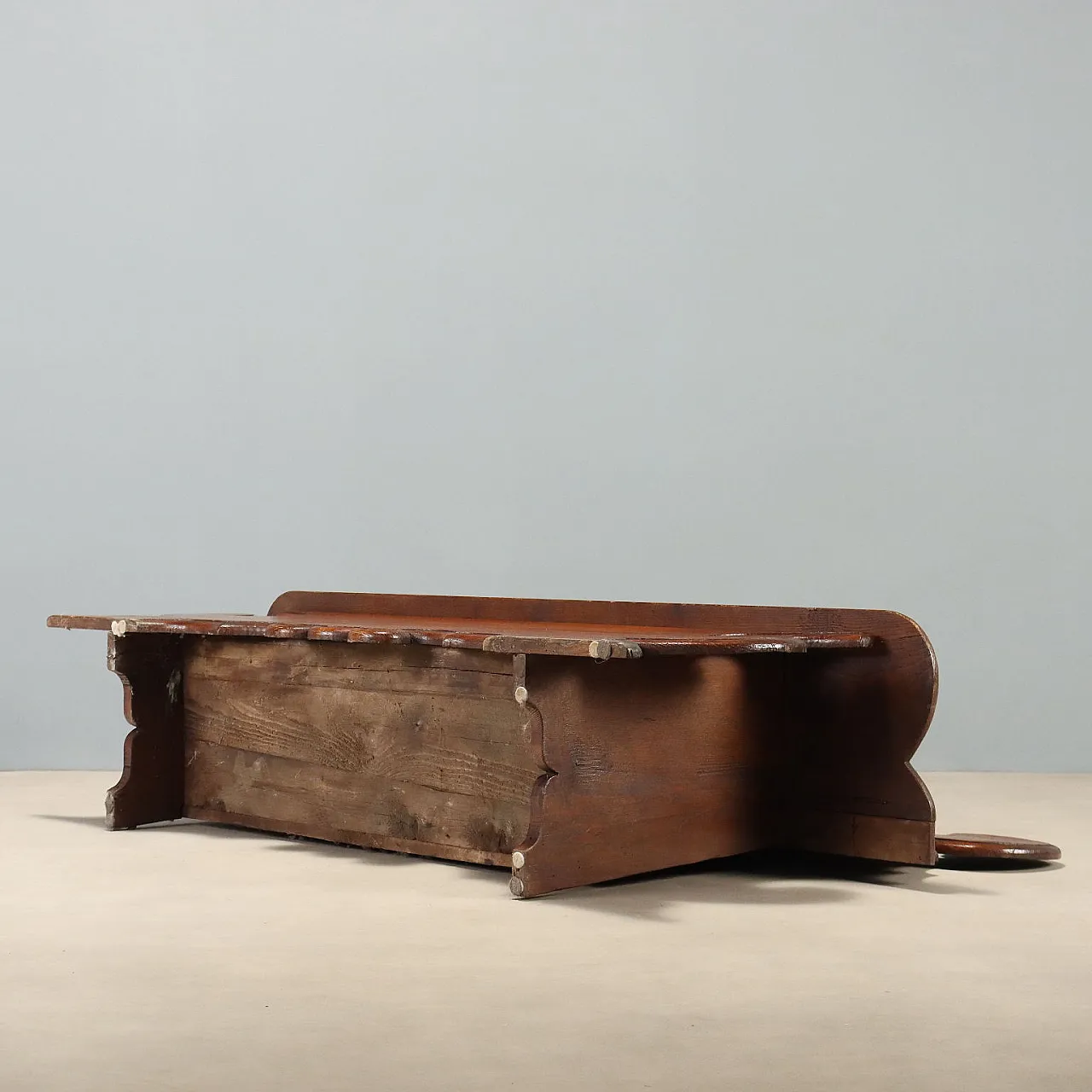 Bench walnut-stained oak, late 19th century 10