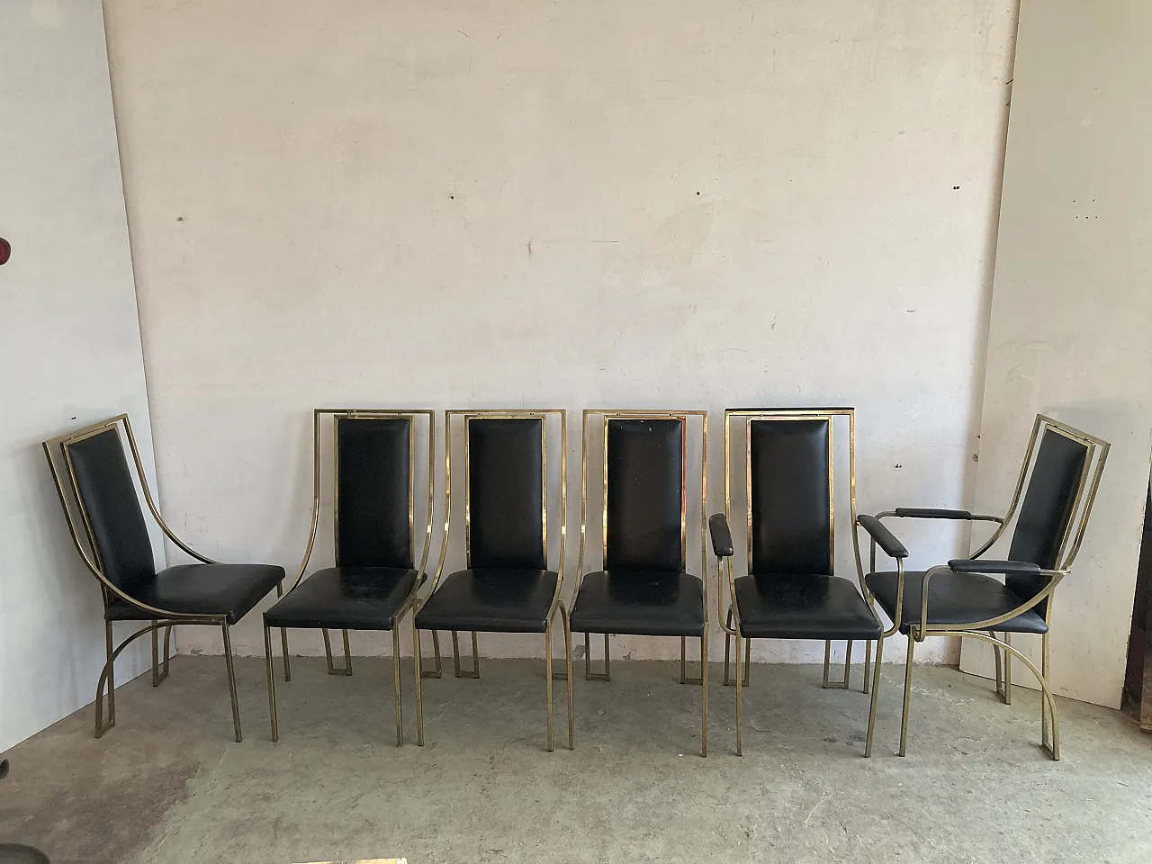 6 Chairs by Renato Zevi, 1970s 1