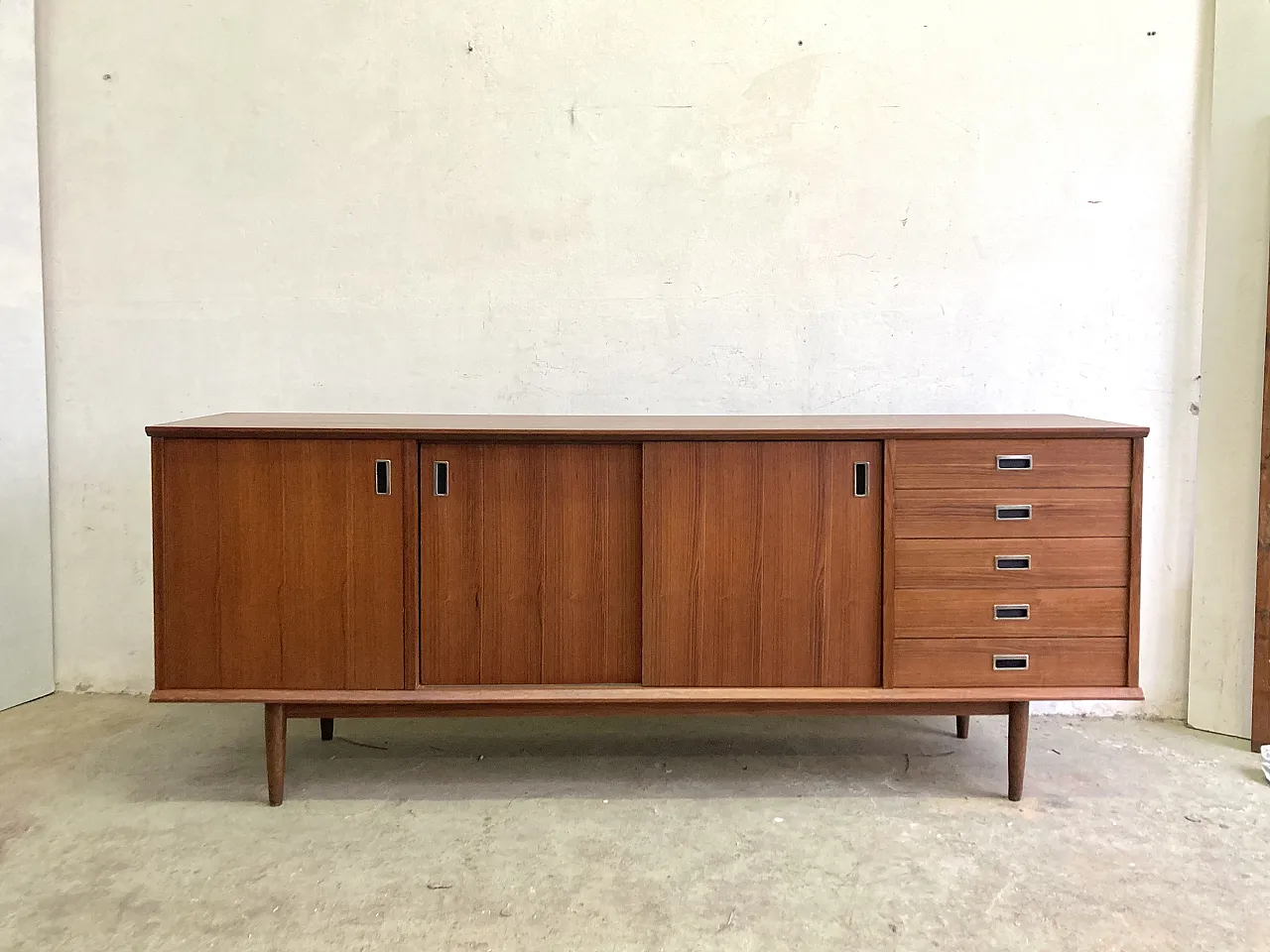 Scandinavian style teak sideboard, 1960s 1