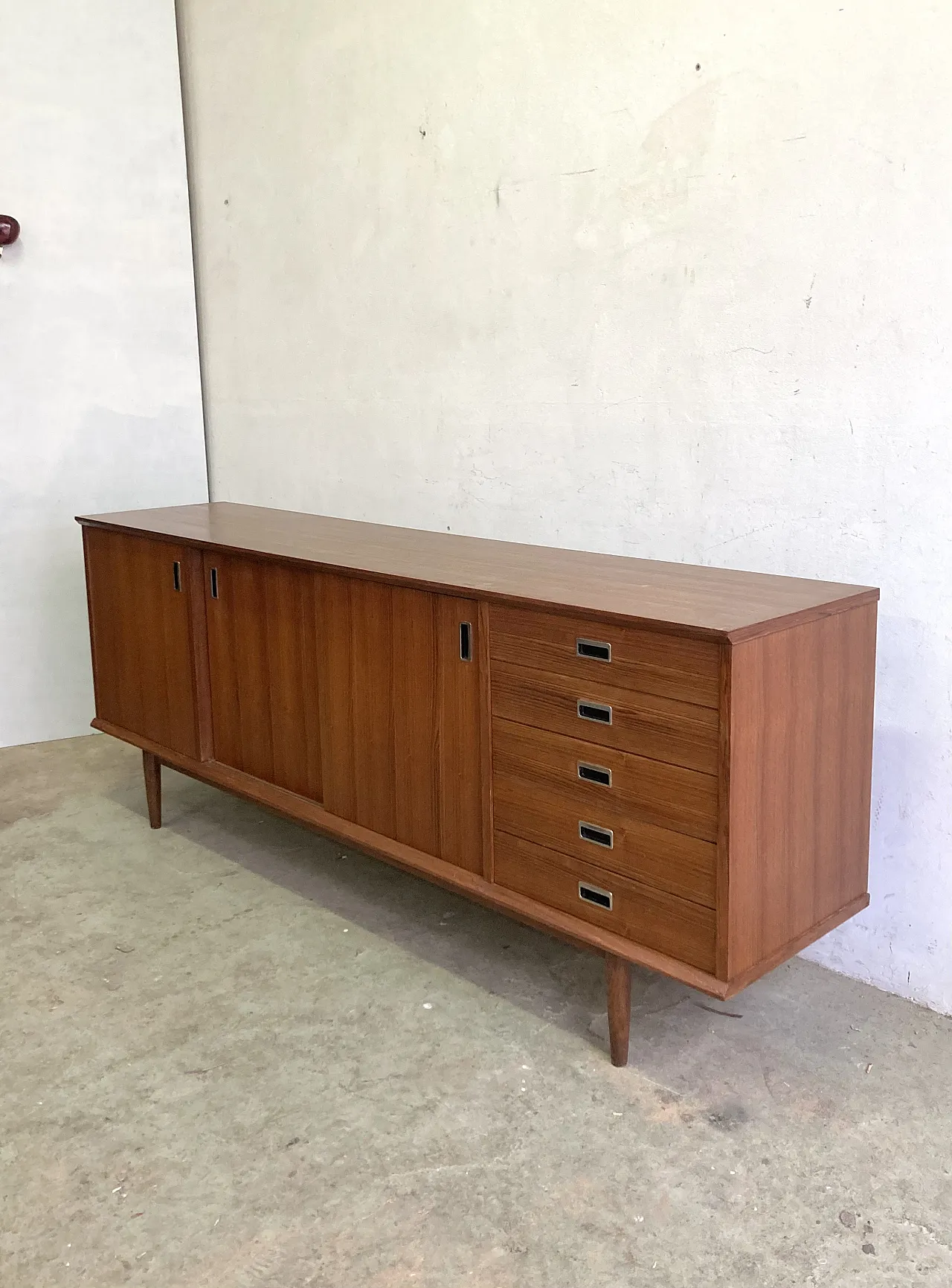 Scandinavian style teak sideboard, 1960s 2