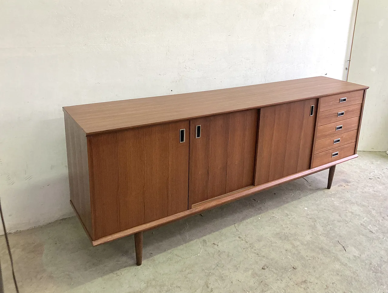 Scandinavian style teak sideboard, 1960s 3