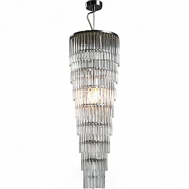 Lampada con cilindri in vetro, anni '90