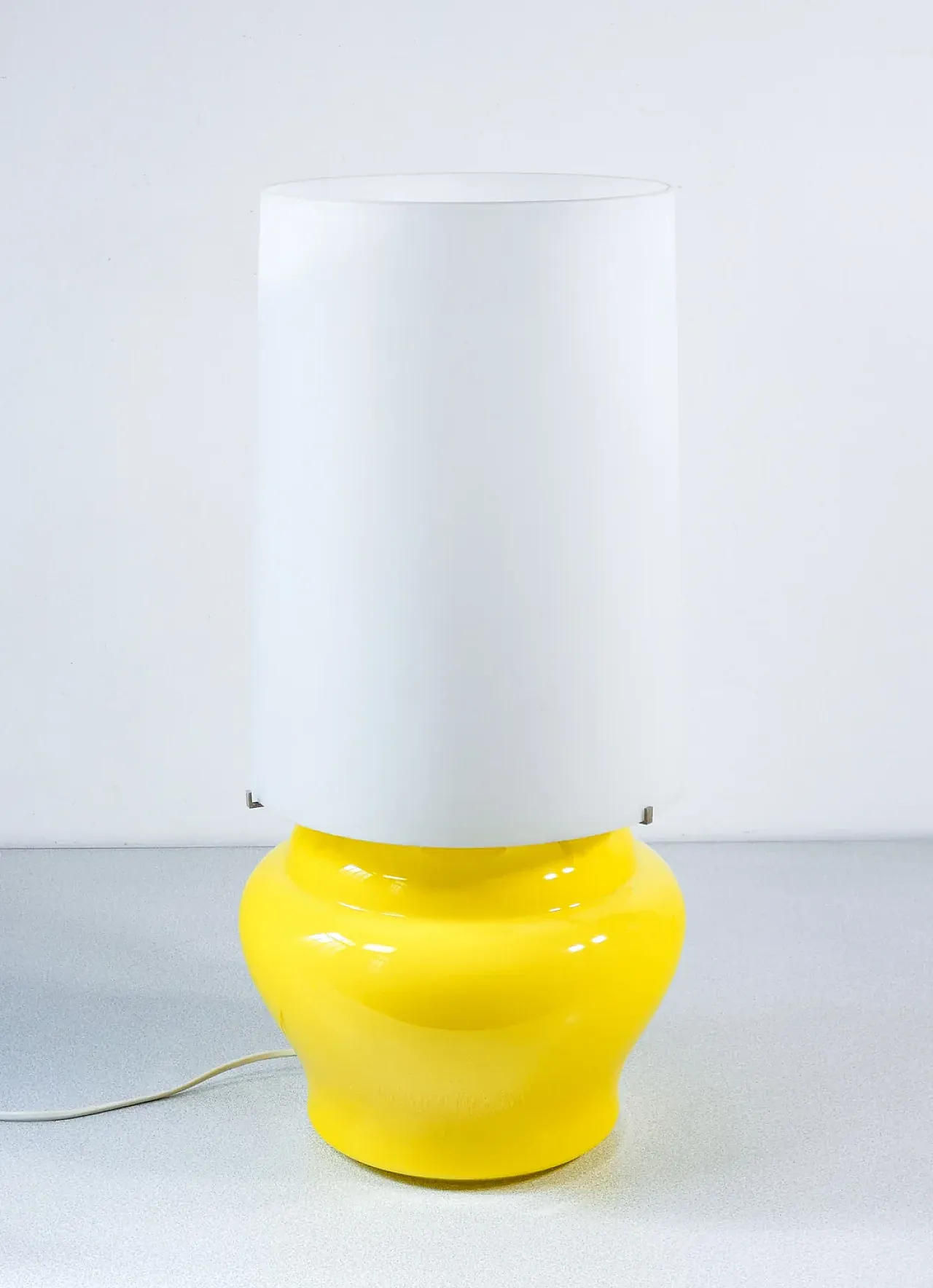 Lampada da tavolo in vetro soffiato di Murano, anni '70 1