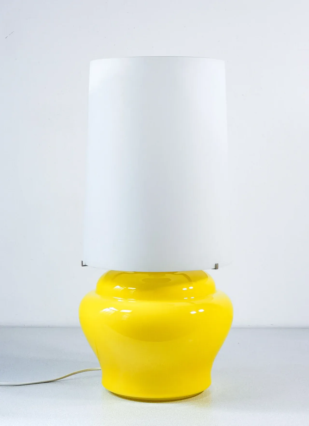 Lampada da tavolo in vetro soffiato di Murano, anni '70 2