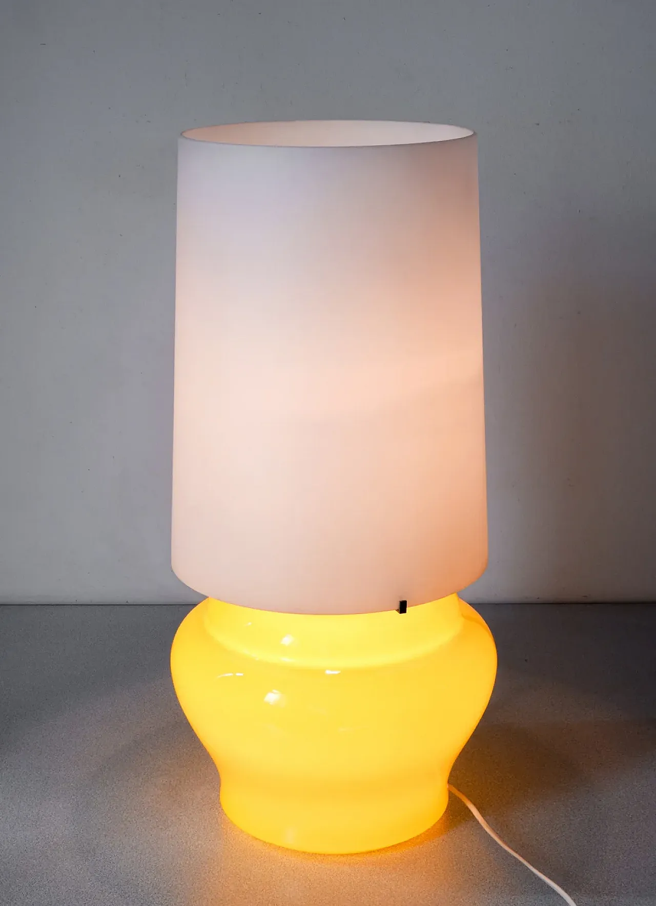Lampada da tavolo in vetro soffiato di Murano, anni '70 3