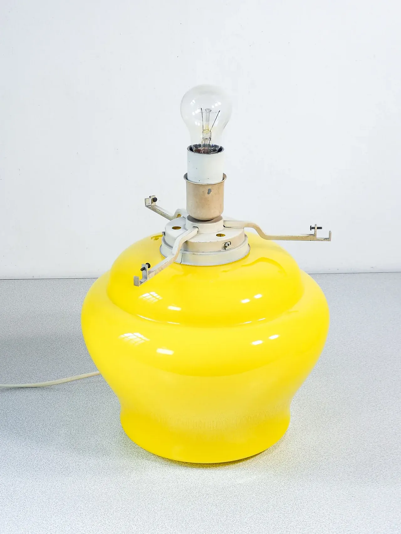 Lampada da tavolo in vetro soffiato di Murano, anni '70 7
