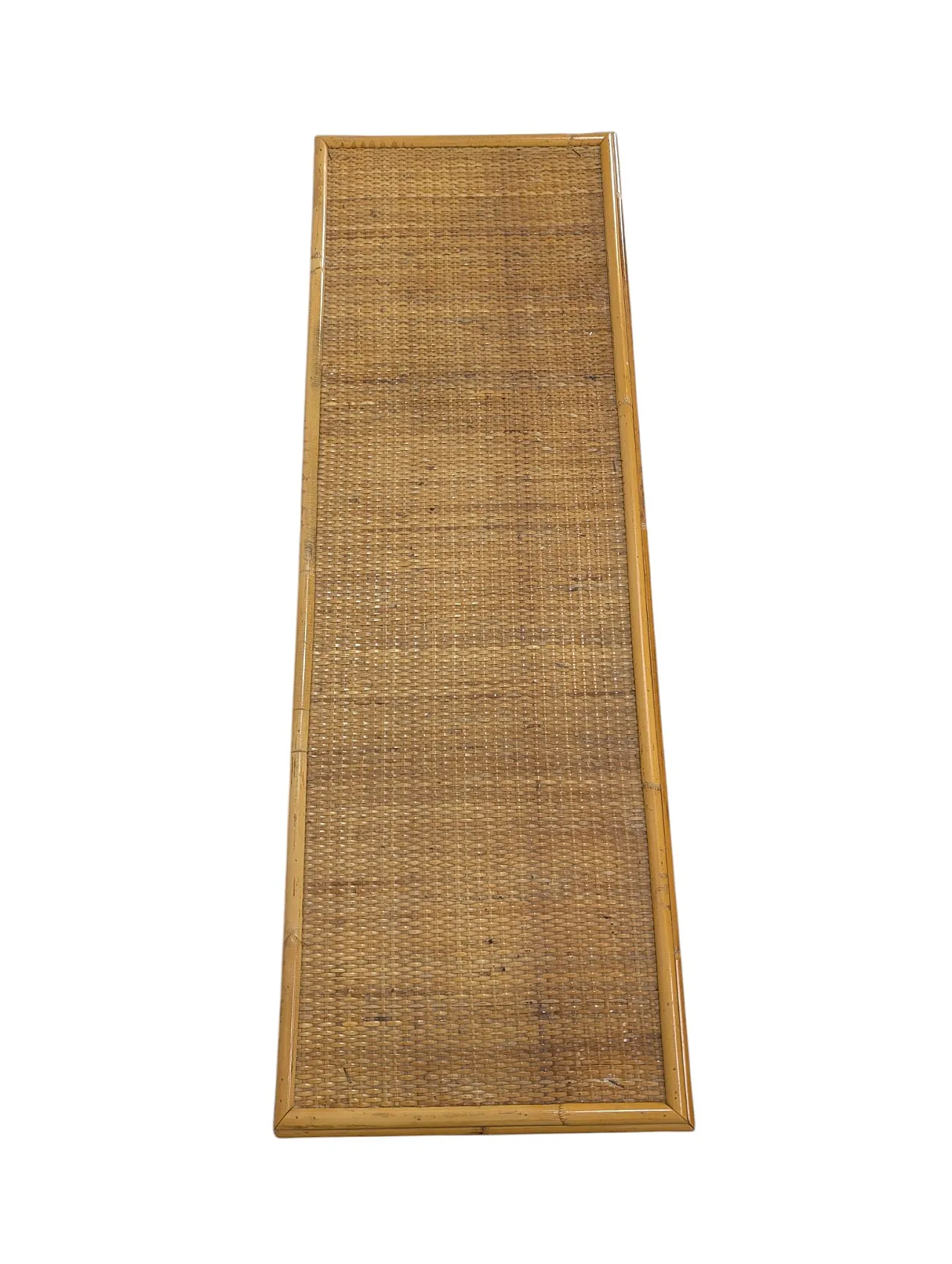 Mobiletto in vimini con 3 ante e 2 cassetti, anni 70 4