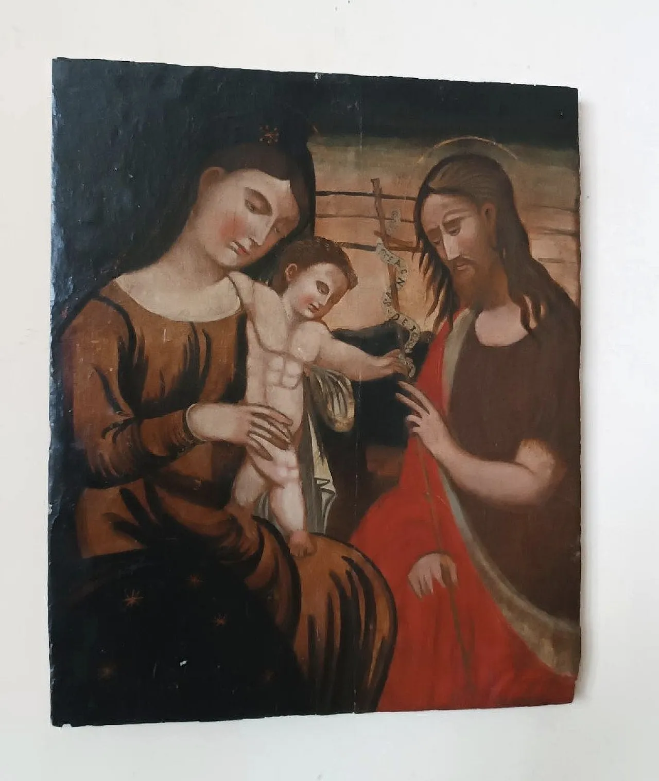 Holy Family, oil on panel, 17th century 1