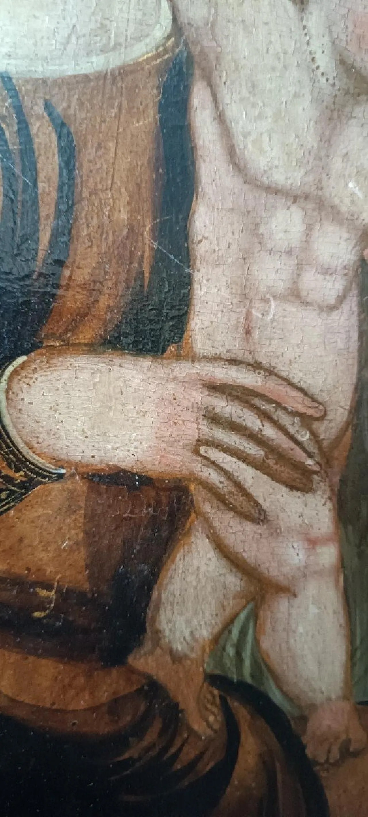 Holy Family, oil on panel, 17th century 8