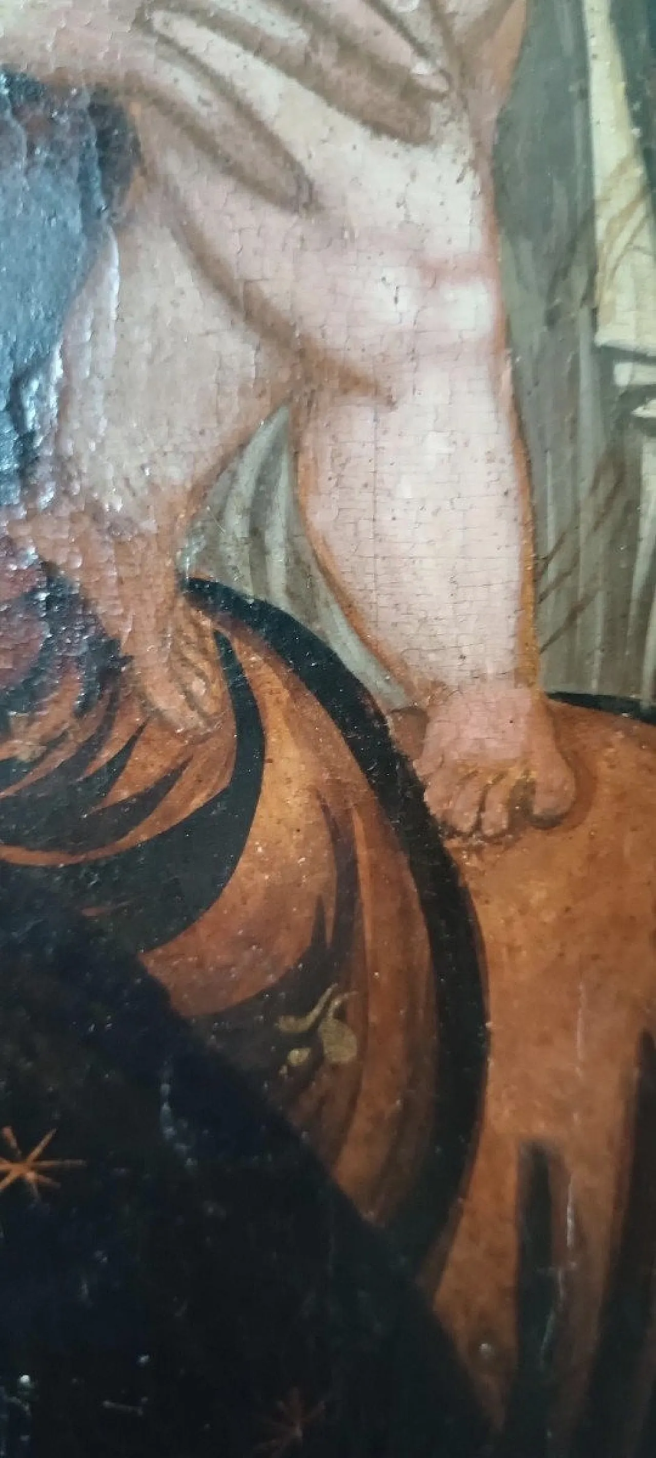 Holy Family, oil on panel, 17th century 9