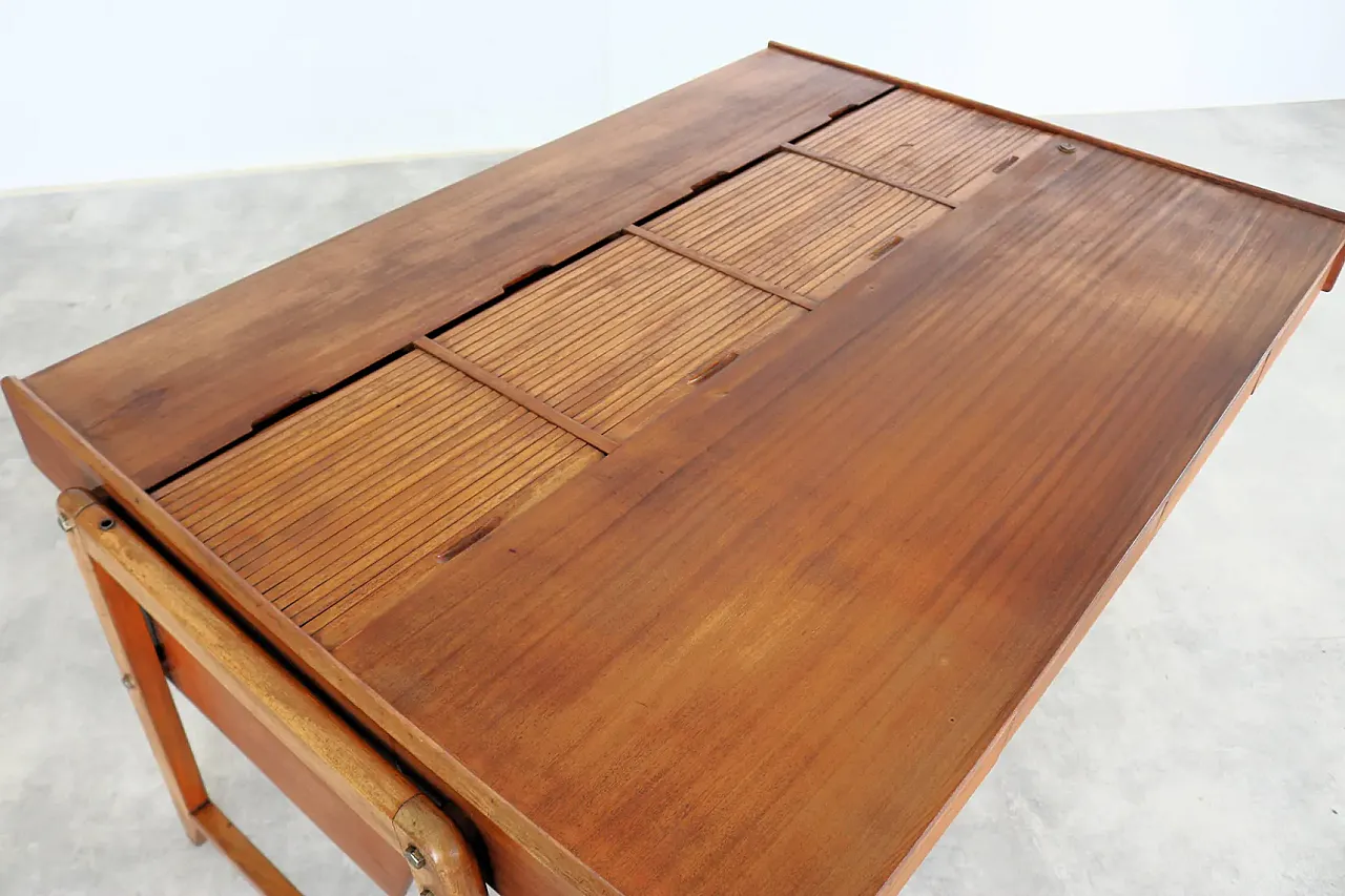 Wooden desk, 1960s 3