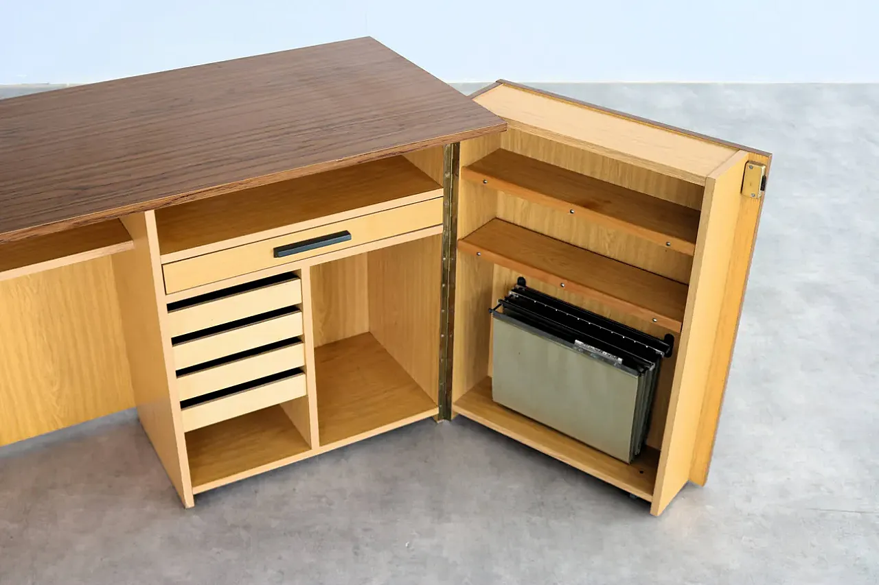 Wooden desk, 1960s 3