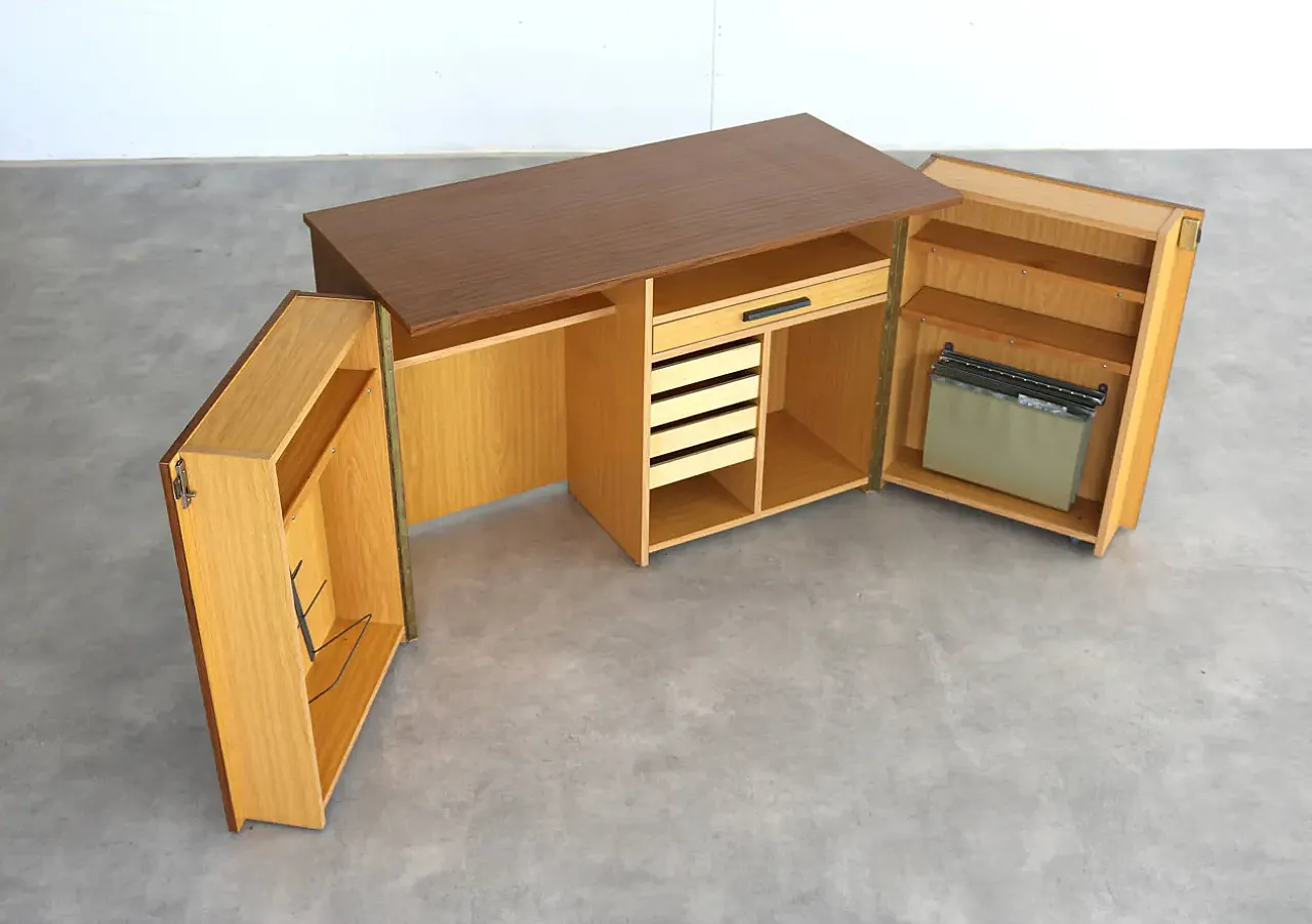 Wooden desk, 1960s 7