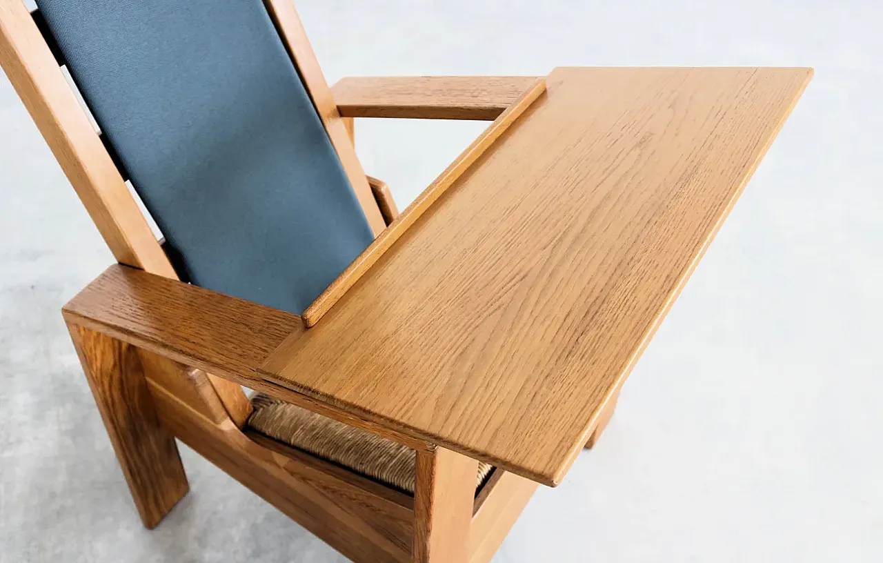 Armchair with side table by Wim Mulder, 1980s 4