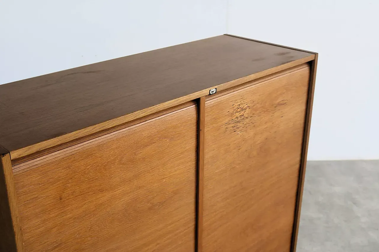 Filing cabinet in wood, 1960s 4