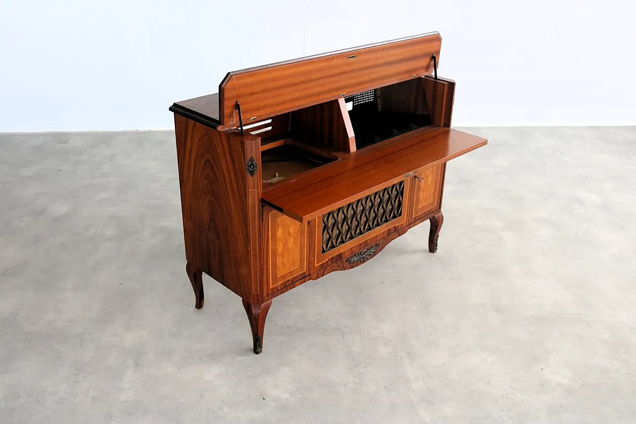 Wooden audio furniture, 1950s 11