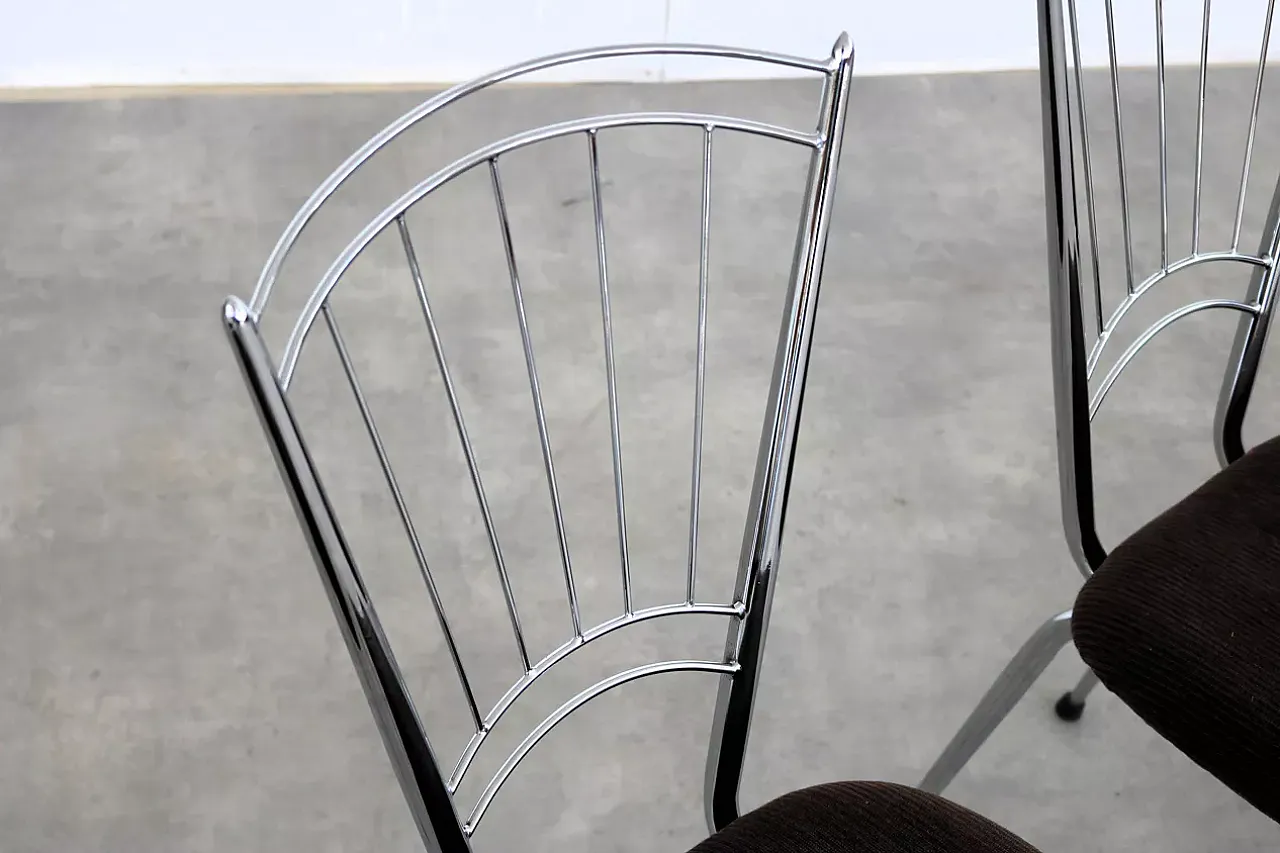 6 Dining chairs, 1970s 5