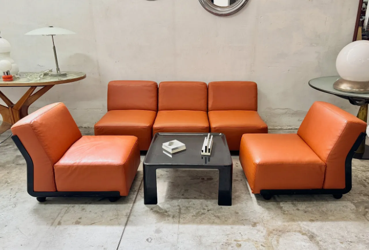 Modular Amanta armchairs by Mario Bellini, 1970s 1